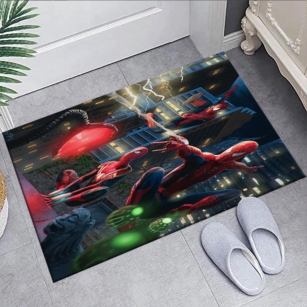 1 Stück Spider-Man Teppich, Schlafzimmer und Spielzimmer, Langlebig, Fleckenbeständig und Leicht zu Reinigen, Wohnzimmer