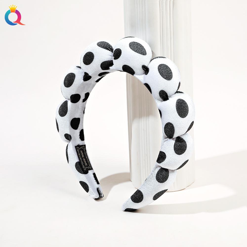 Fluffy Sponge Headband High Cranial Top Spa Headband Headband Headpiece