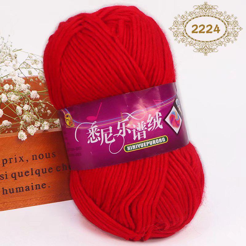 Sydney Rainbow Dyed Hand-Knitted Yarn for DIY Hats, Scarves, Shawls, and Baby Projects