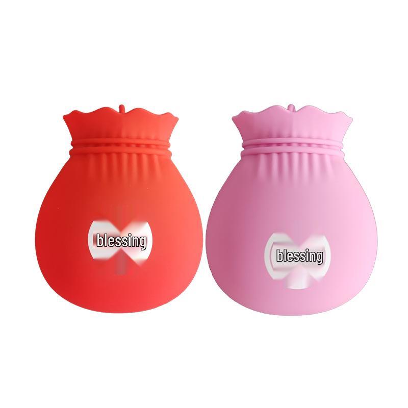 Silicone Explosion-Proof Hot Water Bottle: Portable, Microwaveable Mini Hand Warmer