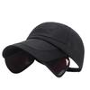 Netz-Baseballkappe mit einziehbarem Schirm, Anglerhut, verstellbarer Sommer-Sonnenhut, Sonnenschutz-Baseballkappe für Damen und Herren