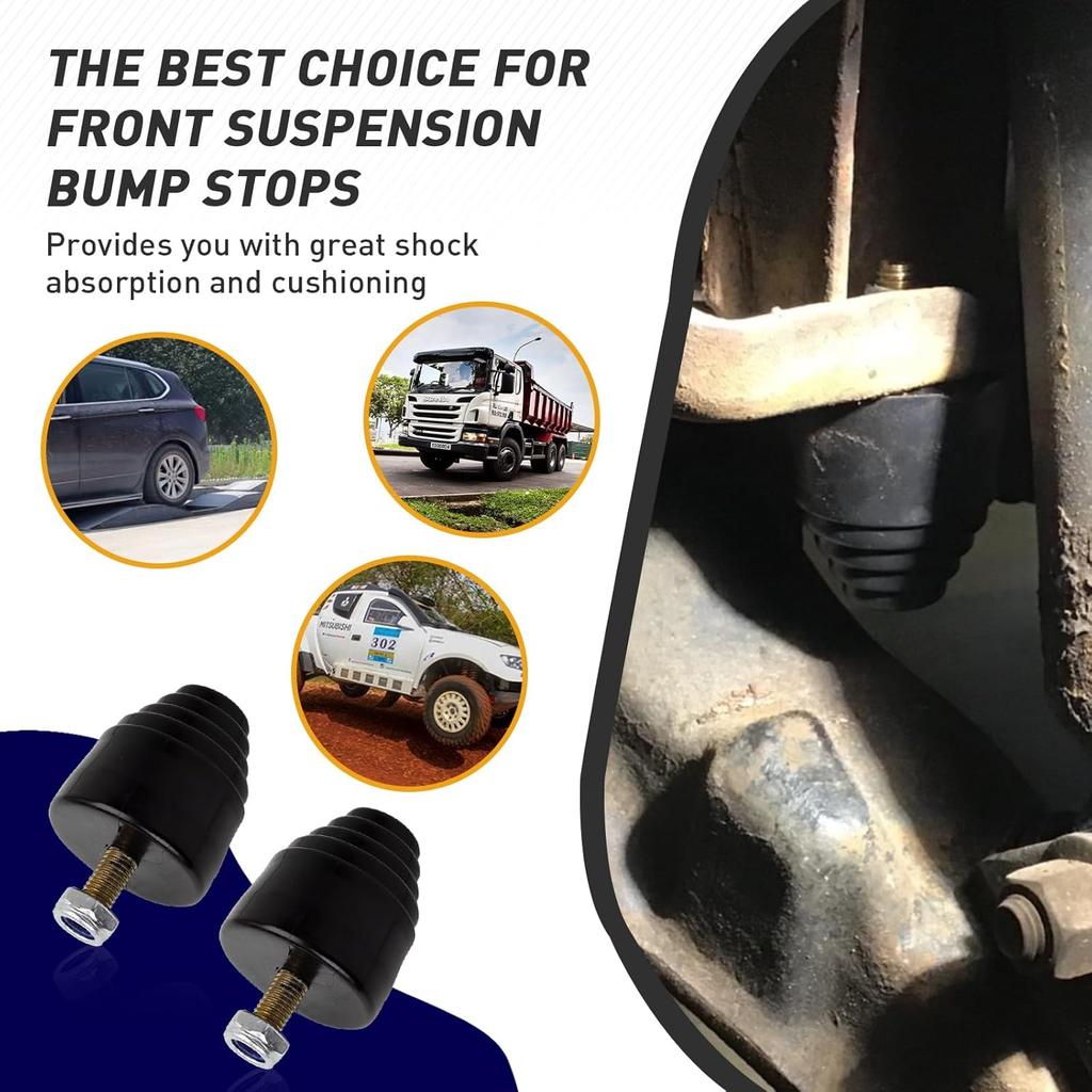 2 PCS Suspension Bump Stop 9.9101G Universal Bump Stops Kit-All Purpose Bump Stop for Cars, Trucks and Off-Road Vehicles