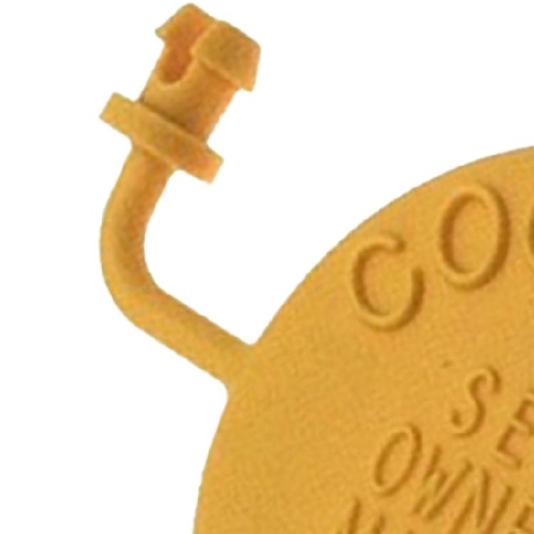 Direct Fit Coolant Cap 45153AA000, Yellow Plastic Tank Cover for STI Engine Bay Service, Cooling System Care, and Worn Cap Repair Work