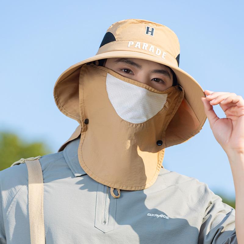 New Multi Functional Wide Hat Full Cover Neck Protection Sun Protection Hat Outdoor Fishing Anti Ultraviolet Hiking Mountain Climbing Hat