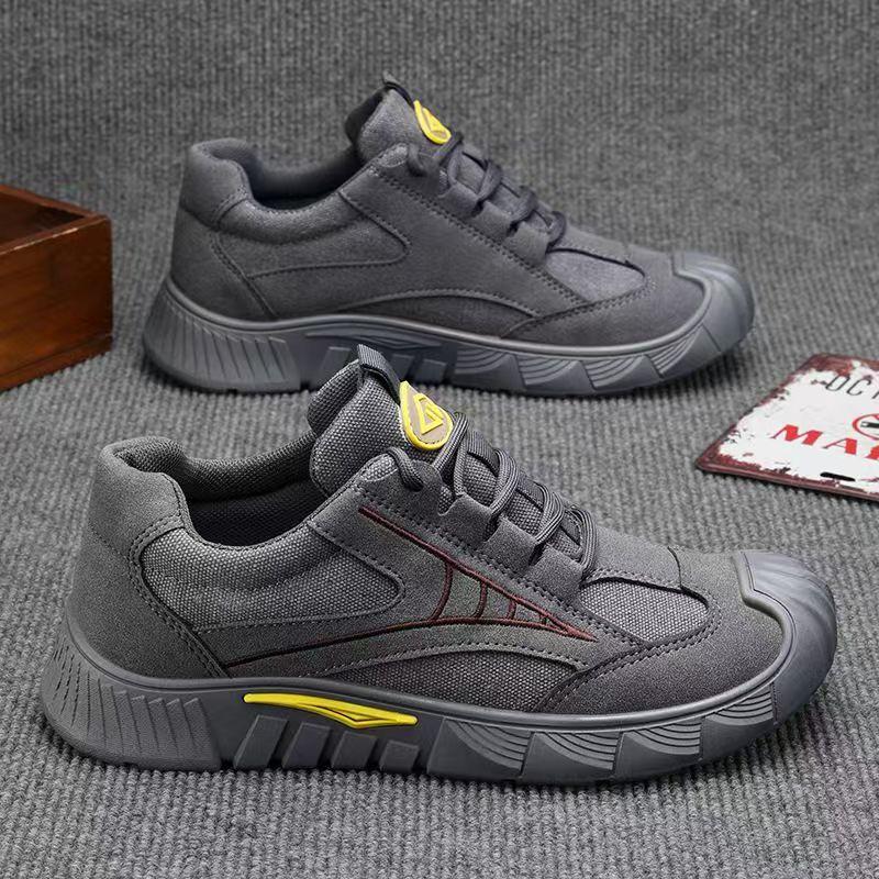 Fashion 2025 Spring and Summer New Men's Shoes Lightweight, Breathable, Anti Slip, Wear Resistant Running Sports and Leisure Shoes