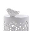Hestia White Ceramic Wax Melt Burner With Butterfly