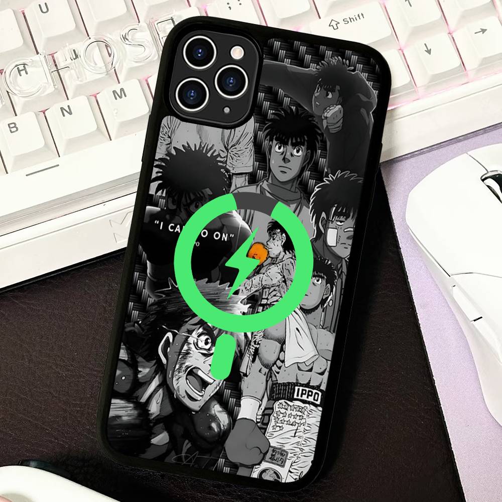 Anime H-Hajime N-No I-Ippo For Magsafe Magnetic Phone Case For IPhone 17 16 15 14 13 12 11 Plus Pro Max PC+TPU Cover