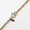 CHANEL COCO Mark Necklace vintage Plated Gold 36.4g Women Used