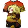 2025 Summer Anime T Shirt Thundercats 3D Print Men Women Fashion Oversized Children Boy Kawaii Tees Tops Girl Mens Clothing