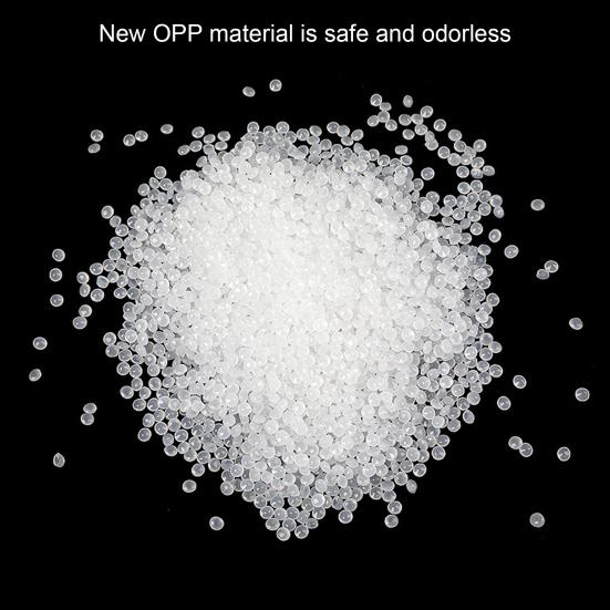 100 bucăți pungi de ambalare adezive rezistente la pete, flexibile, din plastic transparent, pungi de ambalare pentru bijuterii, consumabile de uz casnic