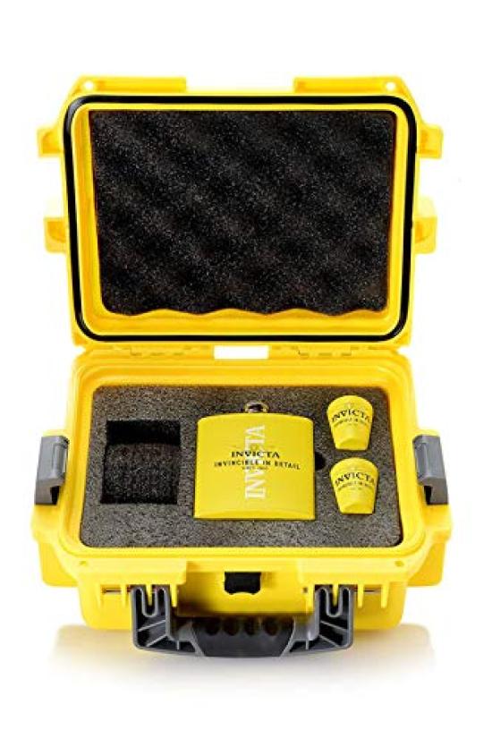 INVICTA DC3 Flask Set with DC3YEL Watch Collector Box