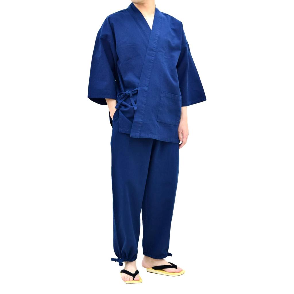 Pique Denim Samue for All Seasons [AiAi] Men's (L, Navy)
