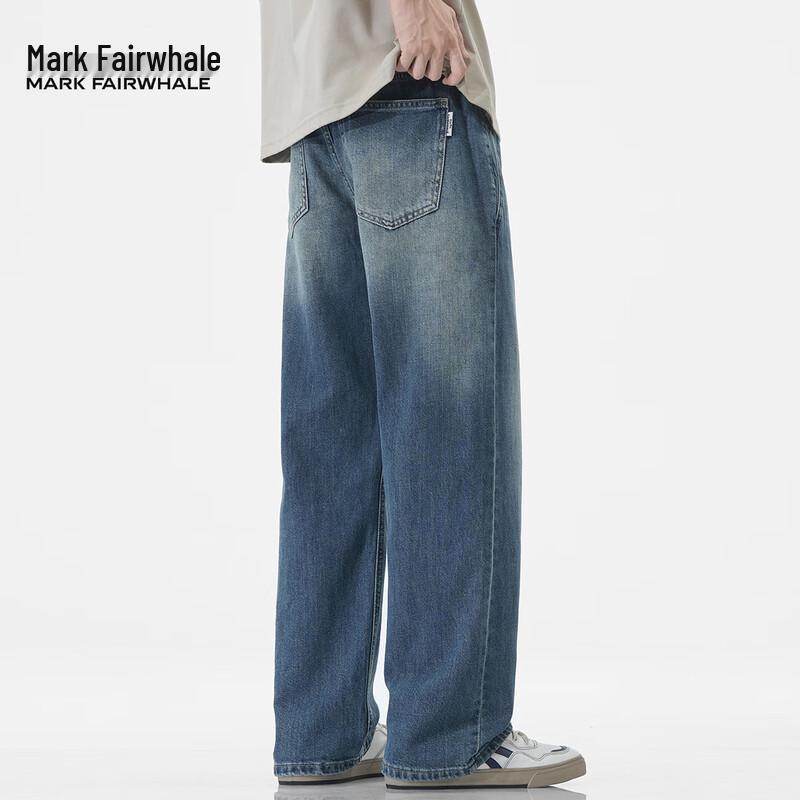 Mark Fairwhale Men's Loose Straight-Leg Jeans