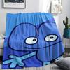 1Pc BFDI Game Print Flannel Blanket, High quality Comfortable for All Seasons, Home Decor, Warmth and Comfort, Perfect for Christmas Gifts 08