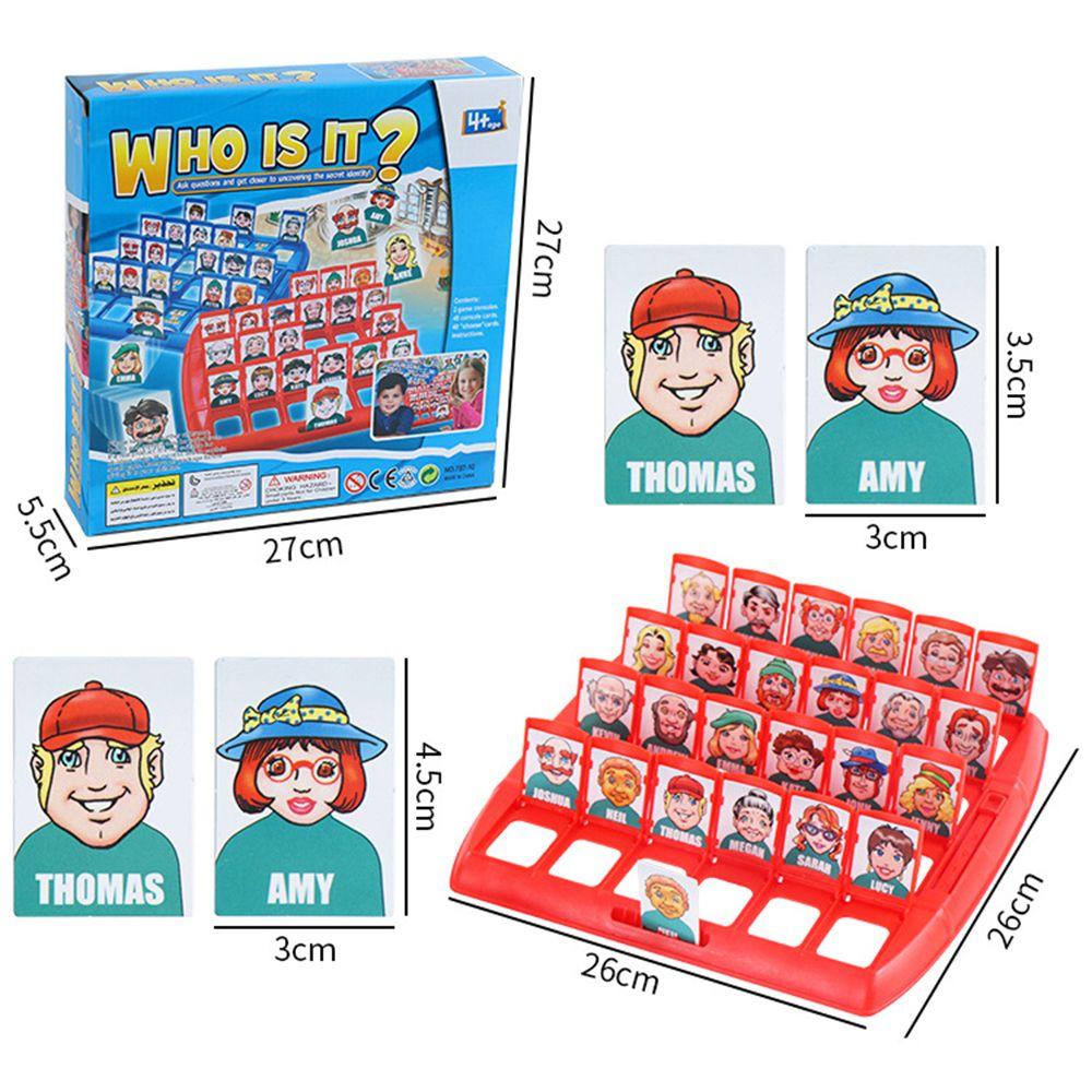 Characters/Animals Chess and Card Puzzle Toys Gift Who Is It Board Game Family Education Games