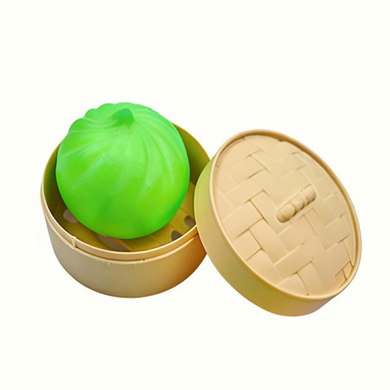 

Decompression Steamer Buns, Squeezable Toys With Slow , Stress-Relieving Fake Food, Prank Toys One Size зелёный