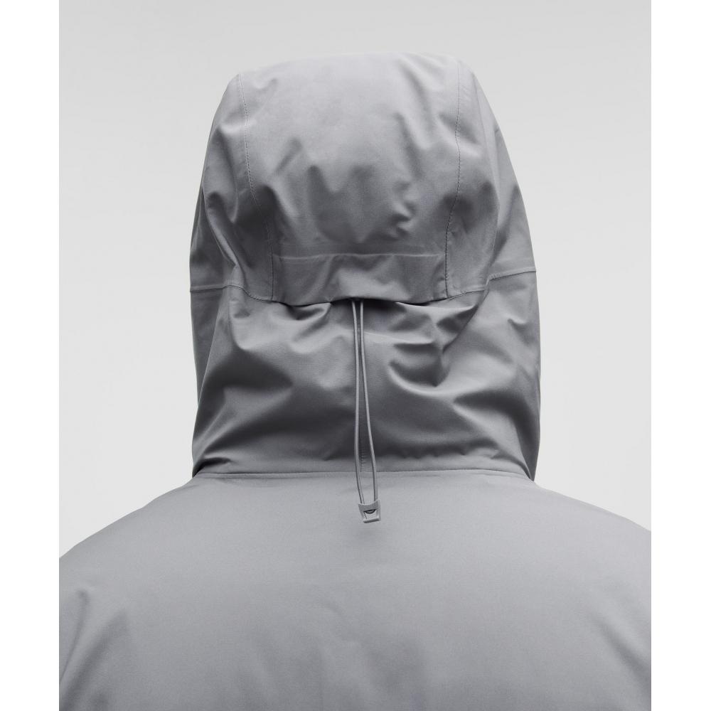 Lululemon Stretchseal Insulated Rain Jacket Solar Grey