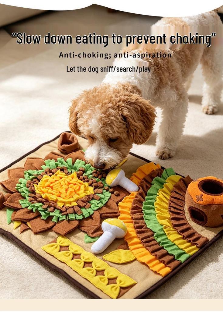Cross-Border Dog Puzzle Toy: Sounding, Sniffing, and Educational Decompression Mat