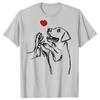 Labrador Retriever Love Golden Black Lab Dad Mom T Shirt Dog Lover Streetwear Short Sleeve Pet Animal Birthday Gifts T-shirt Men
