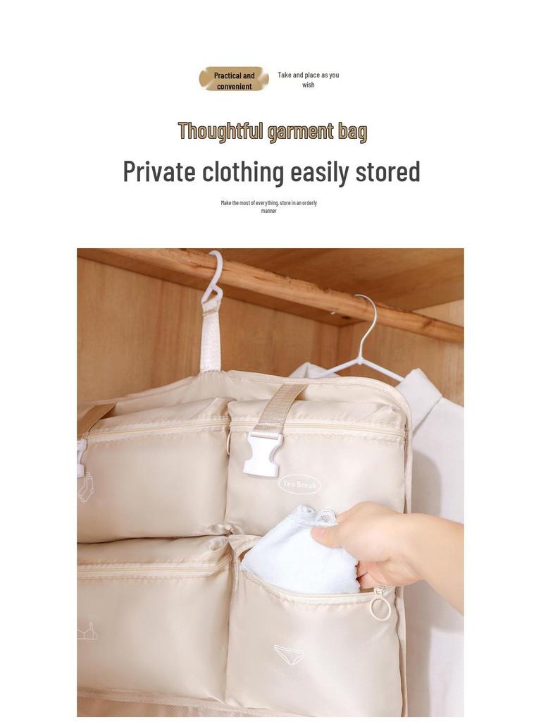 Seven-in-One Travel Storage Bag Set for Clothes and Underwear