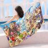 Game C-Cookie Run K-ingdom Anime Beach Swimming Towel Soft Absorbent Washcloth Children's Gifts For Kids Travel Camping Gym