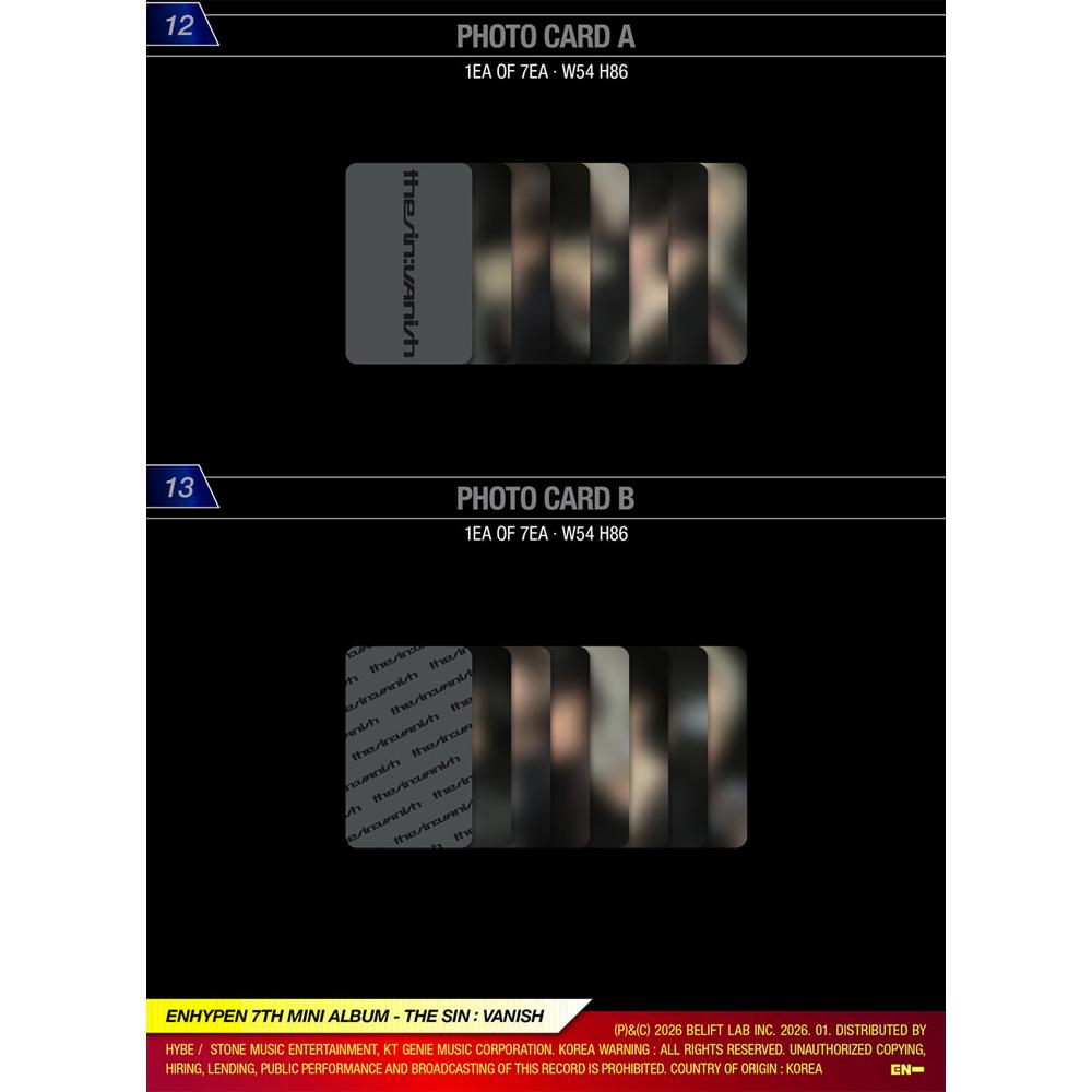 [Předobjednávka] ENHYPEN - THE SIN : ZMĚNIT (7. Mini)