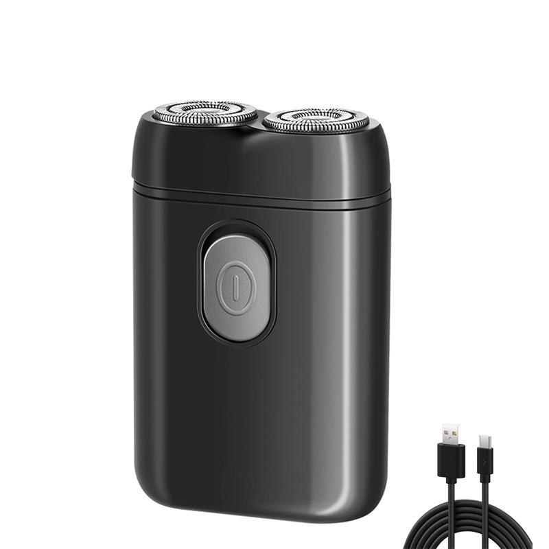 Portable Rechargeable Men's Double-Head Mini Electric Travel Shaver