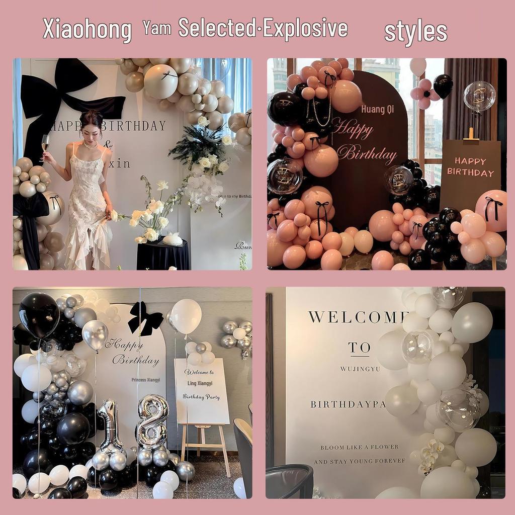 Zestaw dekoracji na 18. urodziny: Eleganckie Tło Ścienne i Atmosfera na Uroczystość Wejścia w Pełnoletność