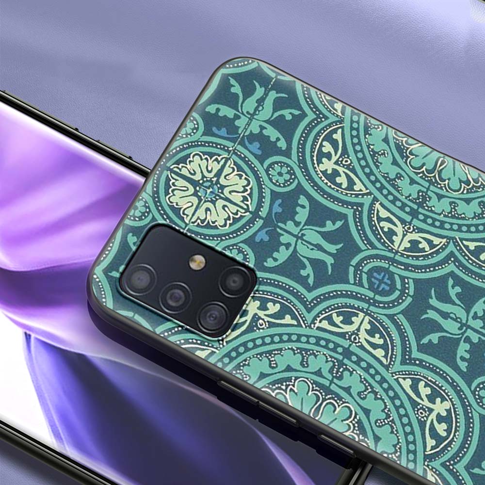Mandala Chakra Yoga Shell For Samsung Galaxy A71 A52 A51 A91 A72 A42 A41 A32 A31 A21s A21 A12 A11 A02s Cover Soft Case TPU Caso