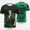 2026 One Piece Graphic T-shirt Japanese anime football jerseys Sports Dry Quickly  T-Shirt Children's Clothing Tee