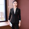 Women's New Chinese Style Collarless Professional Suit Set