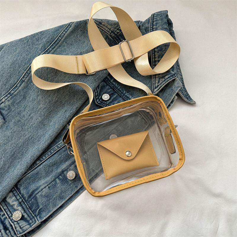 2023 New Autumn Casual Shoulder Bag Street Fashion Pvc Crossbody Bag