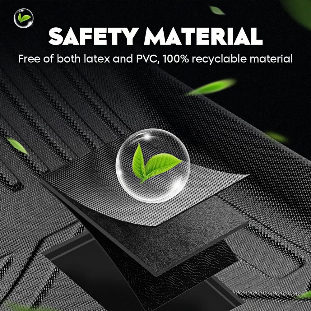 For Xpeng G9 2025-2025 Floor Mats Trunk Mats Cargo Liner TPE 3D Floor Carpets Waterproof Odorless All Seasons Mat LHD