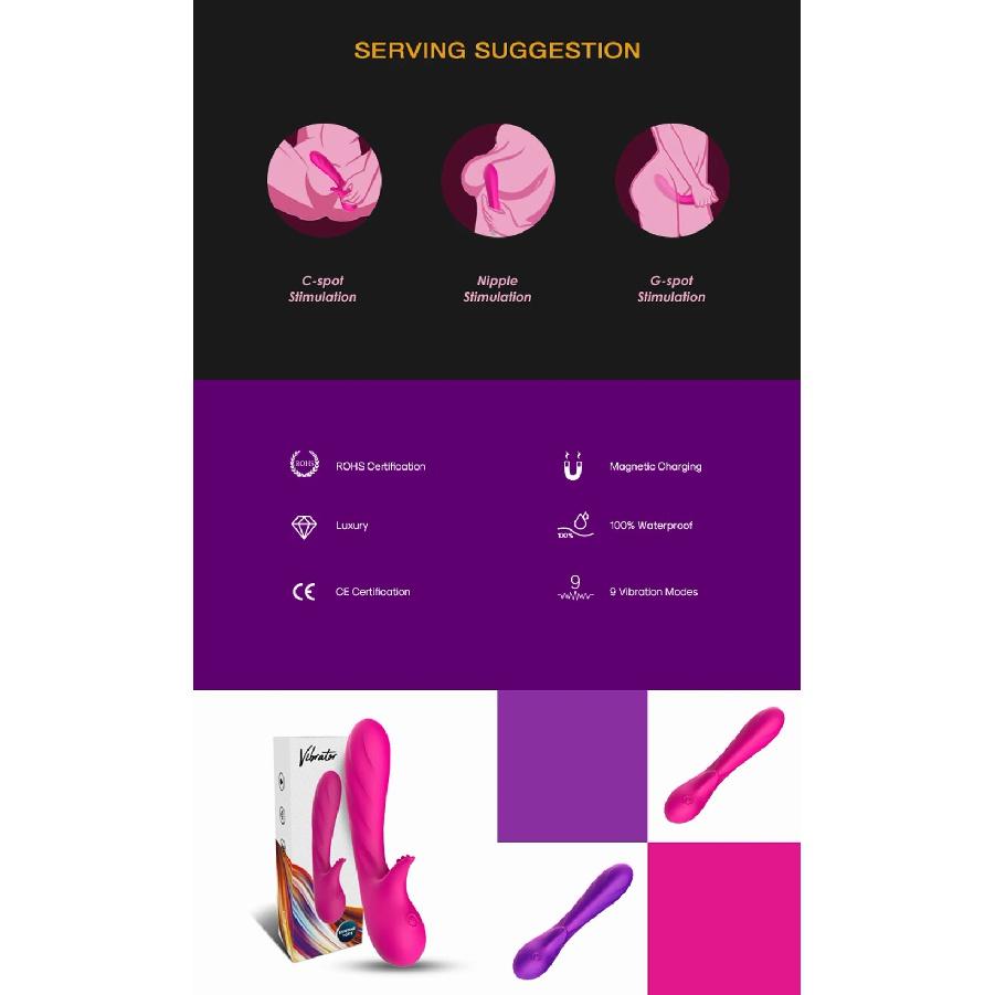Sexy Shop/Machine/Toys Dildo Vibrator Female Wand Massage G Spot Vibration Clit Stimulator Sex Toy Female Masturbator