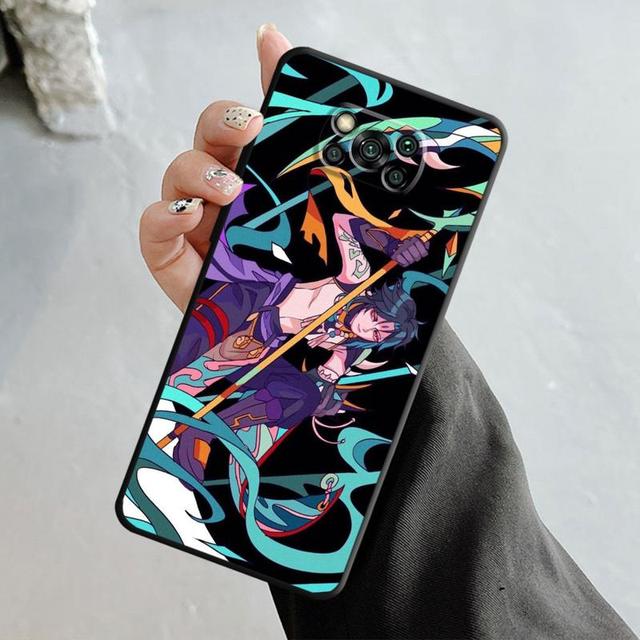 Cartoon Genshin Auswirkungen Aether Lumine Für Xiaomi Poco X3 Nfc X4pro X5 M3 Für Mi 12 13 11 10 10t 8 Note10 Lite 11ultra 11t Abdeckung