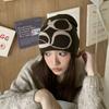 Korean Style Letter Woolen Hat Skull Cap Knitted Pullover Hat Personality Knitted Cap  Warm