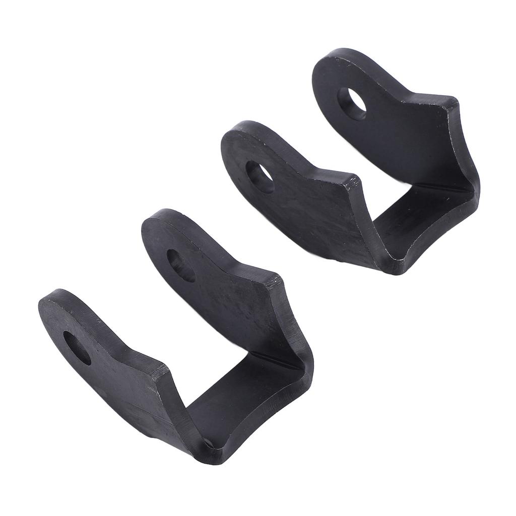 1 Pair Weld On Shock Bracket Steel Enhanced Performance Curved Car Axle Shock Mount for Off Road Trailer Sedan