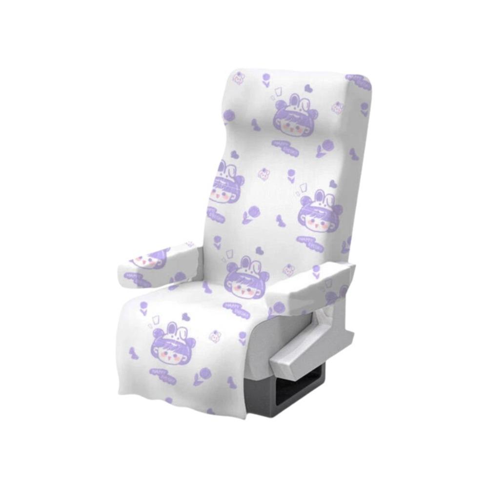 5Bags Hygienic Disposable Seat Covers Dirt-proof Portable Non-woven Fabric Cover Lightweight Breathable Armrest Covers Taxi