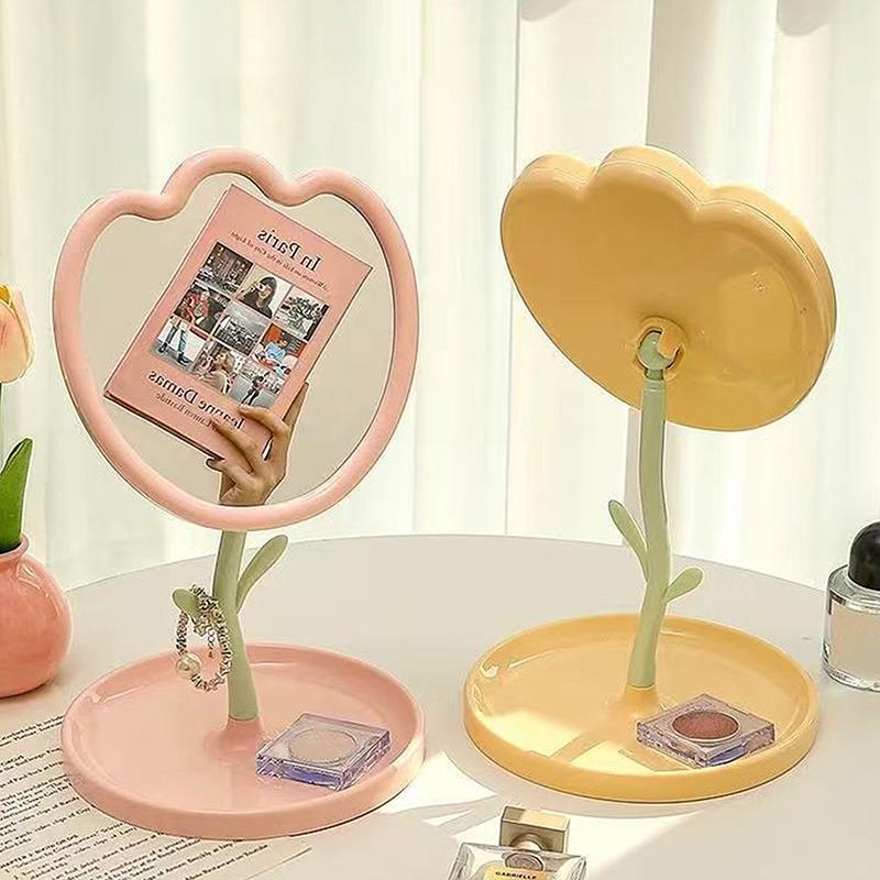 Makeup Girls Small Mirror Bedroom Beauty Design Women Nordic Mirrors Quality Funky Espelhos Decorativos House Decoration