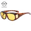 Unisex Night Vision Outdoor Sports Cycling Sunglasses with Yellow Lenses