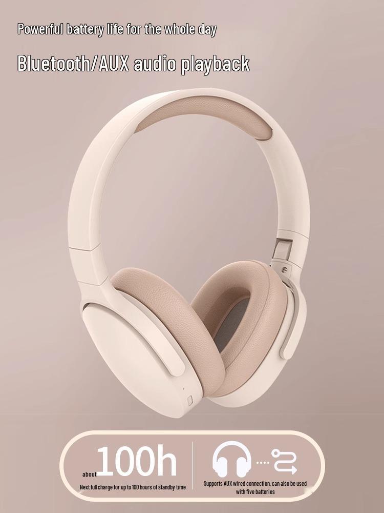 2025 New Model Wireless Over-Ear Bluetooth Noise-Cancelling Headphones for Gaming and Sports