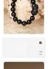 Obsidian Pixiu Zodiac Birth Buddha Beads Bracelet for Luck and Peace, Unisex