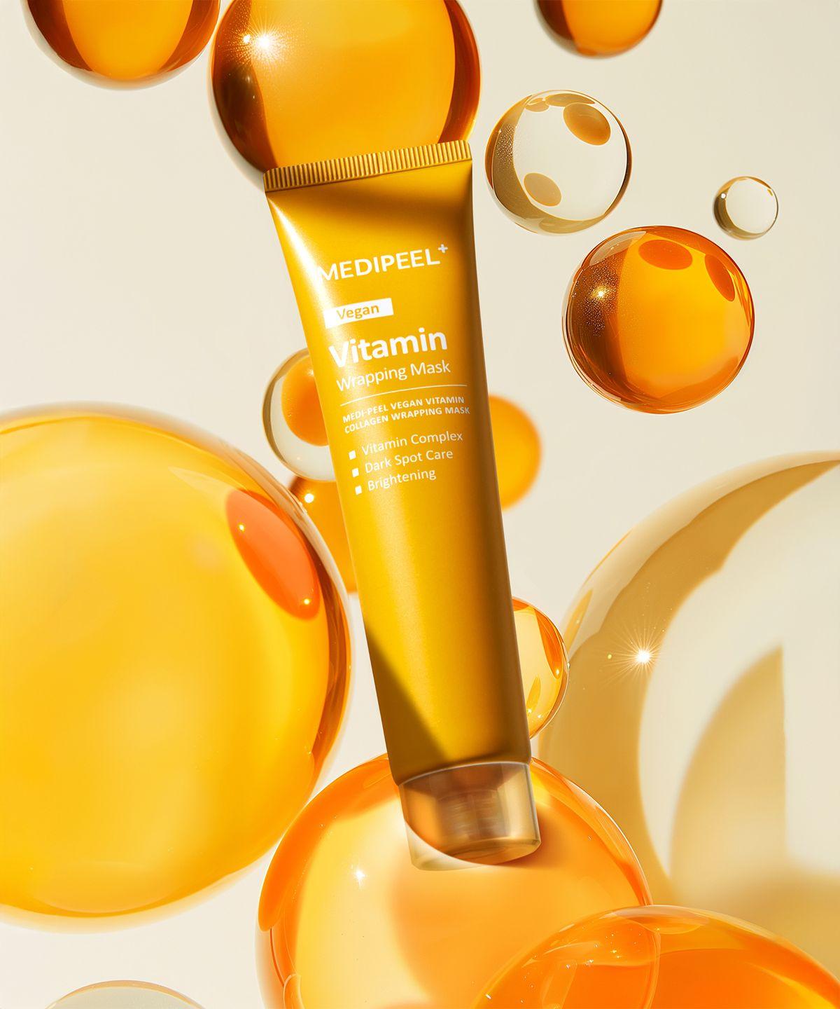 Vegan Vitamin Collagen Wrapping Mask 70ml / Dark Spot Radiance Brightening Pack