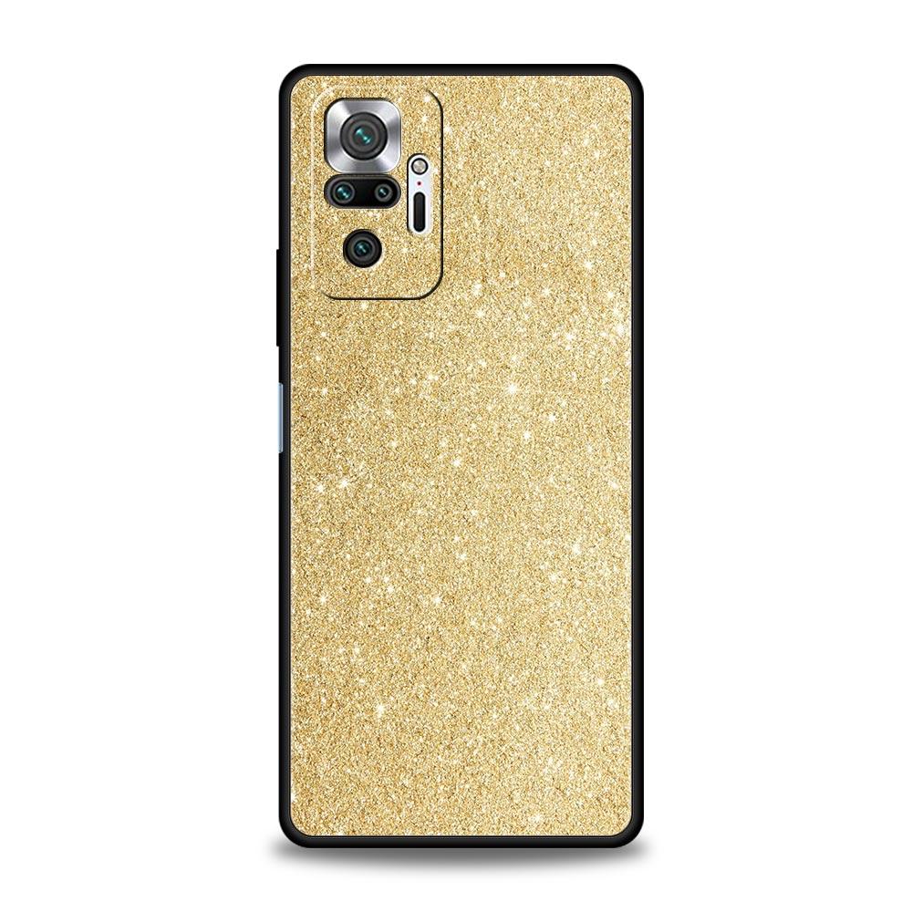 Phone Case Cover for Redmi 14C 10C Note 15 14 13 12 10 11 Pro Plus K40 5G Soft TPU Shockproof Fundas Shell Pink Glitter Capa Bag