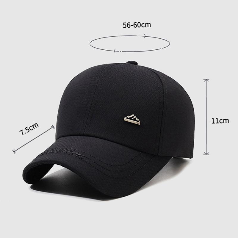 Men's Spring Autumn Cap Baseball Cap Sunscreen Men's Middle-Aged Outdoor Sunshade Sun Hat