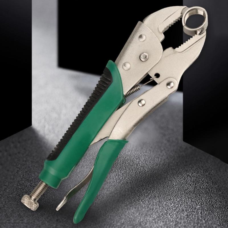 150x65mm Comfortable Handle Welding Pipe Plier Chrome Vanadium Alloy Steel Special Tools for Floor Heating Repair