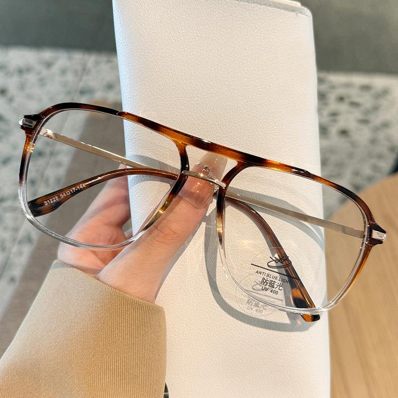 Large Frame Anti-blue Light Glasses Frame Ultra-light Can Be Equipped With Myopia Glasses Frame Flat Light Glasses MH31228