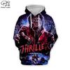 PLstar Cosmos PopSter Koning Zanger Michael Jackson Hiphop Streetwear Pullover Unisex 3DPrint Rits/Hoodies/Sweatshirt/Jas s-9