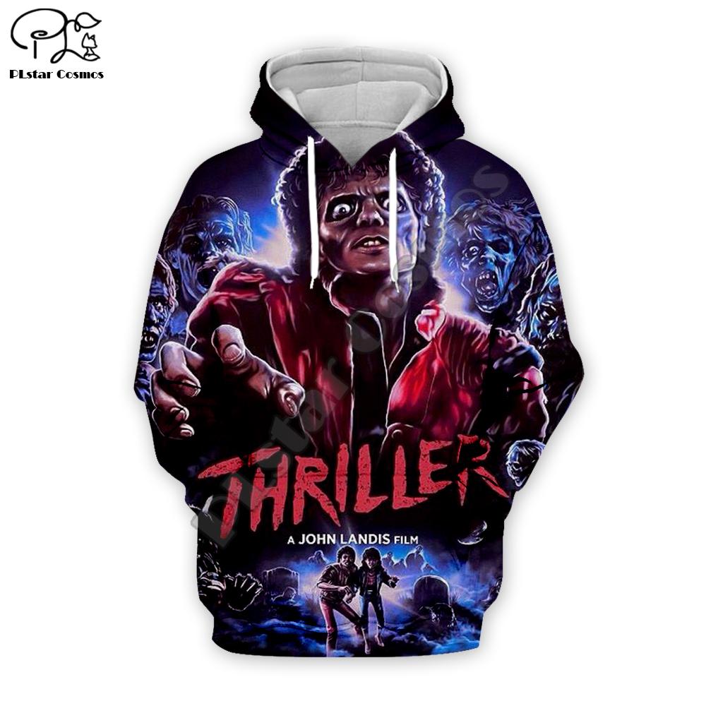 PLstar Cosmos PopStar King Singer Michael Jackson Hiphop Streetwear Pullover Unisex 3DPrint Zipper/Hoodies/Sweatshirt/Jacket S-9