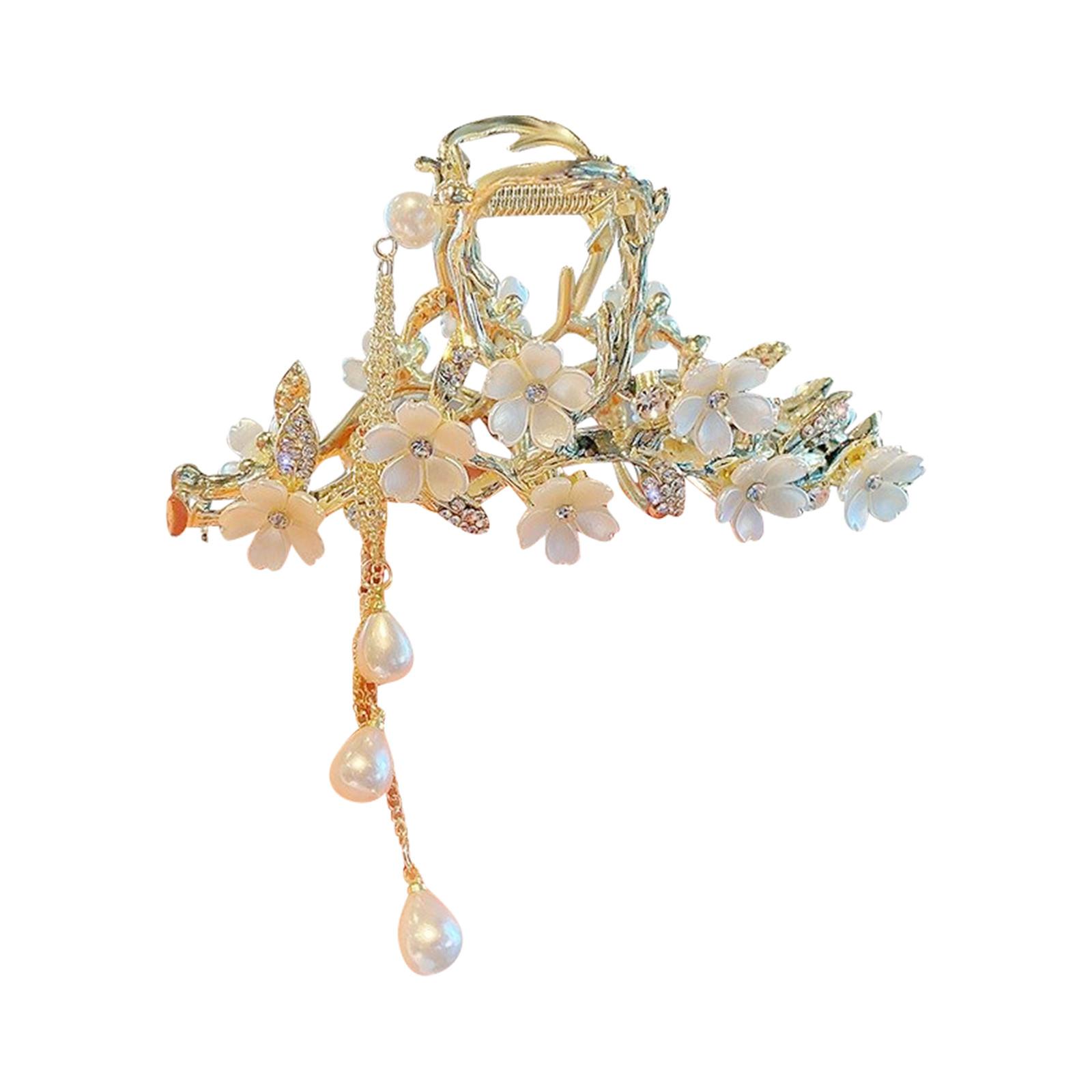 

Ленивые волосы с раздвоенным темпераментом, винтажный конский хвост, модный большой и заколка для волос, женская резинка для волос One Size золотой